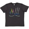 thumbnail image 3 of Inktastic Flute Player Gift (treble) Youth T-Shirt, 3 of 5