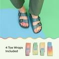thumbnail image 6 of ZenToes Broken Toe Wraps - Cushioned Bandages Hammer Toe Separator Splints, Latex Free Fabric, 4CT, 6 of 10
