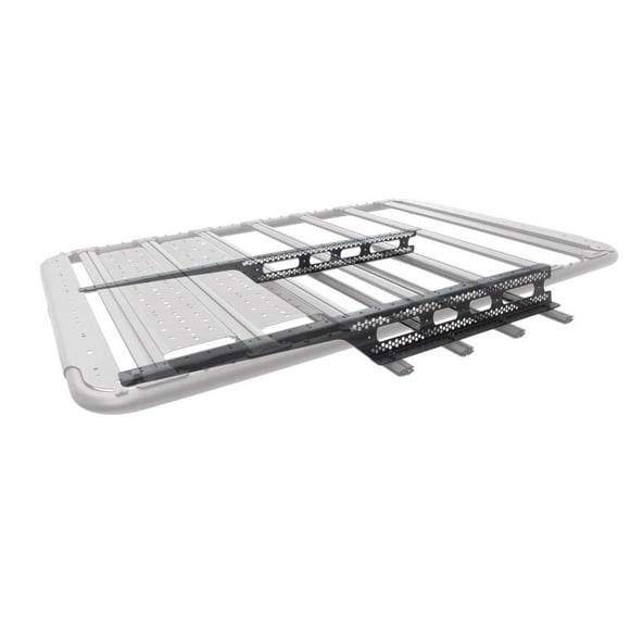 Go Rhino Roof Rack Accessory Mounting Bracket 5950075T For Go Rhino 75 Inch Xtreme Rack; SRM Basket Mount; Parallel Mount; Textured Black; Steel