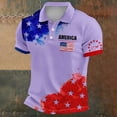 thumbnail image 2 of Leey-World Flag Shirts for Men Vintage 250 Years American 1776-2026 250th Birthday USA T-Shirt(Light Purple,S), 2 of 4