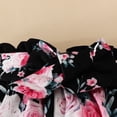 thumbnail image 2 of WIBACKER Newborn Baby Girl Summer Outfits Set Ruffle Short Sleeve Romper and Floral Shorts with Headband, 2 of 9
