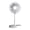 White, variant on Portable Desk Fan, Foldable USB Rechargeable Table Fan, Adjustable Height Personal Cooling Fan, Cordless Small Indoor Air Circulator, Quiet Mini Fold Travel Fan, Household Desktop Fan for Cooling