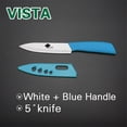 thumbnail image 4 of Ceramic Knives Complete Kitchen Unit,3 4 5 6inch Chef Knife Utility Fruit Slicing Peeler with Sheath White Blade, 4 of 5