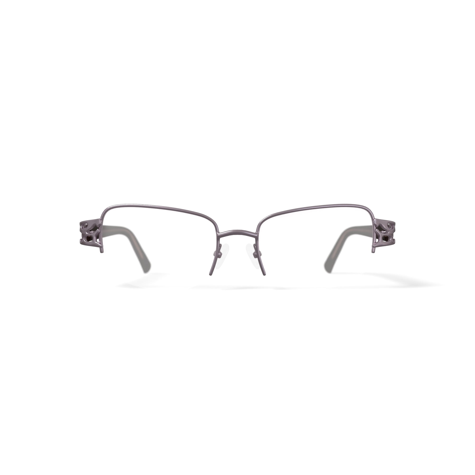 Madison Avenue Women's MAL103 Square Prescription Eyeglasses with Case, Blush