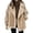 Beige, variant on Sherpa Fleece Moto Jacket for Women, Faux Shearling Lapel, Warm Winter Fashion Outerwear with Pockets, 1 Piece, S-4XL, Plus Size Friendly