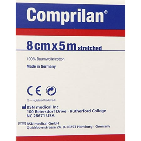 - Jobst Comprilan Short Stretch Compression Bandage, 8cm x 5m Stretched, Latex Free Bandage