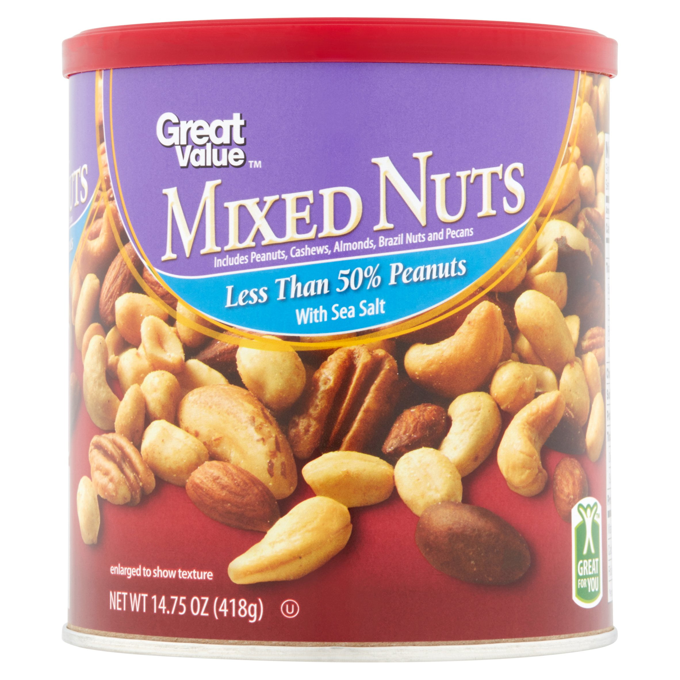 Great Value Mixed Nuts, 14.75 oz by Wal-Mart Stores, Inc.