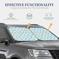 thumbnail image 4 of Haiem Sea Turtle Car Windshield Sun Shade (2 Pieces) Foldable Windshield Sun Shade Car Accessories for Truck SUV Pickup-Large, 4 of 7