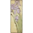 thumbnail image 2 of Overbeck, Hannah Borger 8x14 Black Ornate Wood Framed with Double Matting Museum Art Print Titled - Iris, 2 of 4