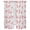 Red, variant on Pink Bow Ribbon Tier Curtains, Vintage Modern Art Bowknot Light Filtering Kitchen Curtains, 2Pcs Rod Pocket Half Window Treatments Panels for Sink Cafe Cabinet Basement 27.5x45 Inches