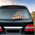 thumbnail image 1 of Viernes Negro Promociones, Lunes Cibernético, Pegatinas de limpiaparabrisas de búho de Pascua que se pueden doblar Pegatinas de limpiaparabrisas trasero de coche de PVC Akmoler, 1 of 8
