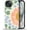 Beautiful Sunflower, variant on Compatible with iPhone 14 Plus Case, Coral Marble 14 Plus 2 in 1 Silicone Mixed Hard Pc Case, Durable Shock-Proof Protection Pattern Design