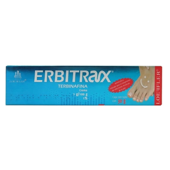 Erbitrax 1 g/100 g 1% crema 30 g