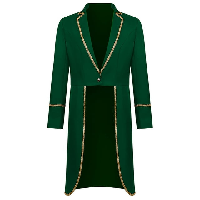 CEHVOM Manteau Rétro pour Hommes et Femmes Costume de Jeu de Rôle Mi-Long Costume de Smoking Rétro en Solde