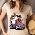 thumbnail image 2 of Cute Ghost Trick or Treat Shirt, Halloween Car Ride T-Shirt, Navy, Size 3XL, 2 of 6