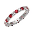 thumbnail image 2 of Karina B� Genuine Ruby Eternity Band, 2 of 9