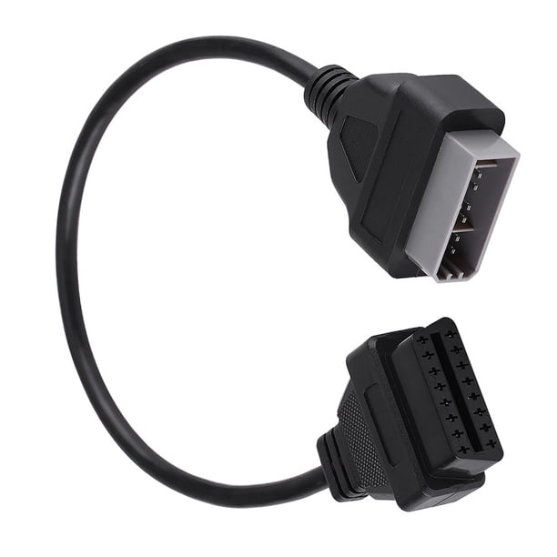 Cable de diagnóstico del conector adaptador OBD2 de 14 pines a 16 pines para Nissan