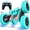 Cyan, variant on RC Car, Remote Control Car for Kids 6-12, 4WD Double-Sided 360° Flip Stunt Car, 2.4GHz, LED Lights, All-Terrain High Speed, Birthday & Christmas Gift