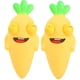 thumbnail image 1 of Juguetes Flexibles PopCarrotYellow 2Pzas Zanahoria Goma Blanda TPR Amarillo/Verde. VentDepot MXPCY-002, 1 of 2