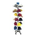 thumbnail image 1 of FixtureDisplays® 6-Tier 24 Hat Rotating Hat Display Rack Free Standing Headwear Wig Rack Metal Floor Rack for Caps, Wigs & Hats 20X20X74" 18164-24HAT, 1 of 1