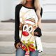 thumbnail image 2 of Blusas Navideñas Para Mujer Blusas de Manga Larga Cuello Redondo Camisa de Jersey Odeerbi ODB184235, 2 of 5