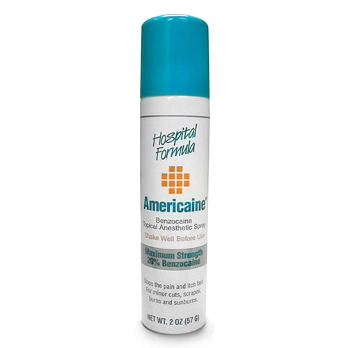 Americaine Benzocaine Topical Anesthetic First Aid Spray, Hospital