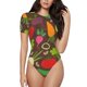 thumbnail image 1 of Fotbe Cartoon Vegetables Body de Mujer con Cuello Redondo y Mangas Cortas, Sin Mangas Ajustado, Suave, Cómodo y Básico-XX-Large, 1 of 7