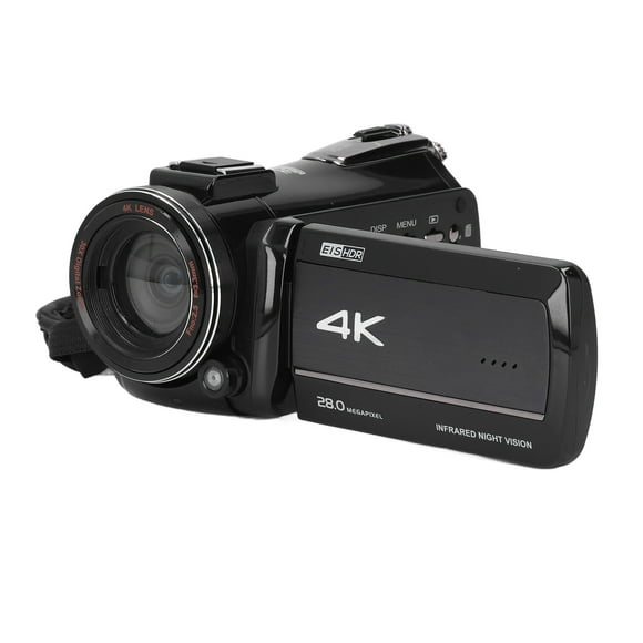 Cámara Digital 4K, Videocámara de Cámara de Video de 28MP 30X Zoom Inteligente para Fotografía