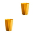 thumbnail image 2 of relayinert Versatile Trash Can For Bedroom - Neat Look All Home Decoration Matchable Yellow L 2Set, 2 of 6