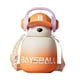 thumbnail image 3 of Botella de agua para niños, taza de entrenamiento de 650ml, taza portátil bonita para niños, botella deportiva para senderismo, ciclismo, viajes de naranja, 3 of 9