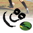 thumbnail image 1 of Bandas elásticas para piernas y tobillos, cuerdas de resistencia para entrenamiento de salto, cinturones de cintura para taekwondo, gimnasio y fitness Negro, 1 of 8