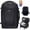 Black, variant on Airline Approved Travel Backpack with USB Port, 30L Waterproof Carry On Personal Item Bag 18x14x8 for Men Women, 13 Pockets Laptop Weekender Backpack, Daypack for Business Travel Gym,Black