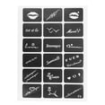 thumbnail image 4 of Stencil, Plantilla Temporal, Para Arte Corporal Adultos, 4 of 8