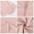 thumbnail image 6 of Hearthz Men's UPF50+ Outdoor Jacket Full Zip Sun Protection Quick Dry Long Sleeve Fishing Shirts for Swimming Workout Athletic Zip Pockets Pink S, 6 of 9