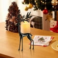 thumbnail image 6 of Euaioeiu Antique Bronze Finish Metal Deer Statue, Outdoor Garden Decor, 24 Inches Tall, Rustic European Style Sculpture for Patio, Yard, and Entryway Decorations, 6 of 6