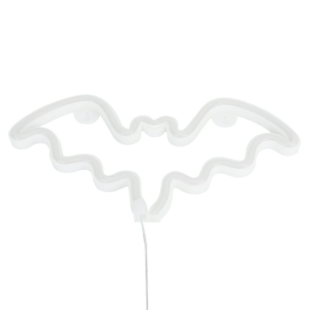 Luz de neón LED lámpara de neón de pared lámpara decorativa con forma de murciélago lámpara de señal de neón para decoraciones de fiesta de Navidad en el hogar ANGGREK Otros