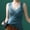 Blue, variant on Thermal Underwear Vest for Women Winter Warm Self Heating Warm Shaping Wool V-neck Warm Vest