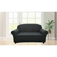 thumbnail image 1 of (75x88 Pouces) Housse Extensible pour Causeuse - Noir, 1 of 3