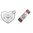 thumbnail image 1 of Reloj de pared,Reloj de pared acrílico para oficina en casa,sin tictac,Relojes de pared colgantes Reloj de tiempo decorativo,Camino de mesa navideño,Camino de mesa navideño de temporada para, 1 of 8