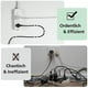 thumbnail image 4 of 20 Clips adhesivos para cables Almacenamiento de cables Fijación autoadhesiva, TV/Cargador/Coche/Administrador de cables para el hogar Soporte para administración de cables, 4 of 5