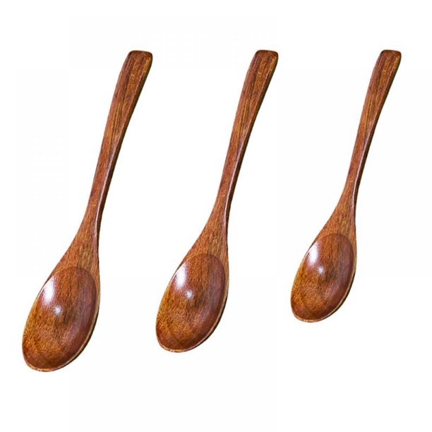 cucharas pequeñas de madera, cucharilla de madera Sevensun, cucharilla pequeña para servir, utensilios de madera para cocinar, cuchara pequeña para condimentos, minicuchara de madera para miel de uso