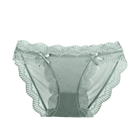 

Umitay Women tempting Tulle Lace Low Waist Sensuality Panties Underwear