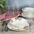 thumbnail image 2 of Gibson Everyday Osaka Blossom Fine Ceramic 12 Piece Dinnerware Combo Set, 2 of 2