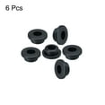 thumbnail image 3 of 6Pcs T Shape Rubber Grommet Mount Dia 25mm ID 15mm H 15mm Seal Protection Hole Plugs Cable Pipe Black, 3 of 5