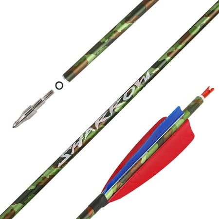 Hunting Arrows 4 Feather 340 Spine Carbon Shaft