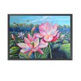 thumbnail image 1 of Punto de cruz completo 11CT Lotus estampado bordado DIY Kits de costura arte hecho a mano Likrtyny Oficina Multiescena Multifunción, 1 of 9