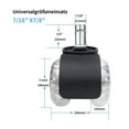 thumbnail image 4 of Juego de 5 Ruedas Giratorias Suaves Sunnimix para Silla de oficina, 4 of 8