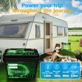 thumbnail image 5 of Hysincere 12V 100Ah LiFePO4 Battery With 100A BMS, 1280Wh 4000+ Cycles Battery for RV, Backup Power, Solar Power, Trolling Motor, Home Energy Storage Battery, 5 of 8