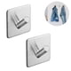 thumbnail image 2 of Ganchos de Pared Autoadhesivos,Ganchos Autoadhesivos de Acero Inoxidable Ormromra 2035009-1, 2 of 8