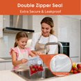 thumbnail image 2 of DOMIVIO 20 PCS Reusable Sous Vide Bags, 2 Quart Size 10.2" x 11" (26 x 28cm), BPA Free, Vacuum Sealer Zipper Bags for Cooking, Meal Prep, Freezer & F, 2 of 6